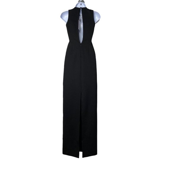 Lovers + Friends Woman’s Saskeah Maxi in Black Gown Sleeveless Cutout SZ XS - Picture 4 of 9